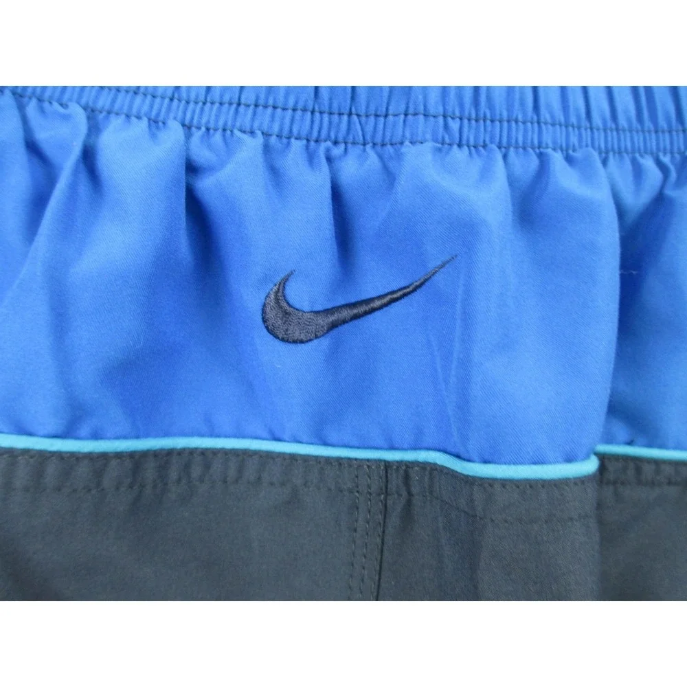 Nike Swim‎ Trunks Mens Large Blue Floral Board Shorts Bathing Suit